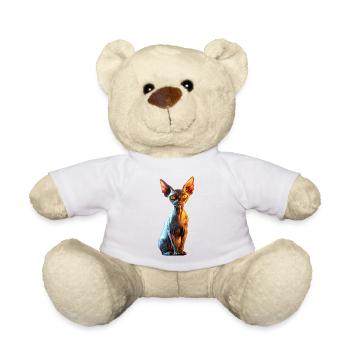 Chat Sphynx Chat Sphynx Chat Canadien Mignon Sphinx - Nounours - blanc - Devant
