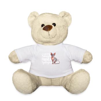 I'm not single, I have a Sphynx cat. - Teddy Bear - white - Front