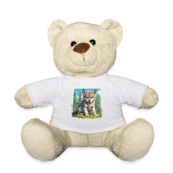 Wölfe Wolf - Teddy - Weiß - Vorne