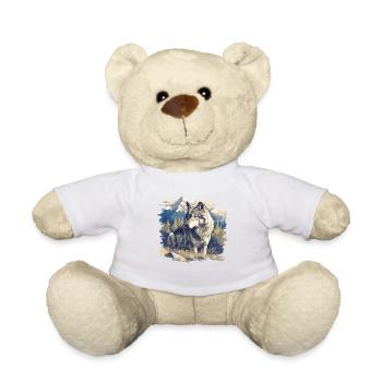 Wölfe Wolf - Teddy - Weiß - Vorne