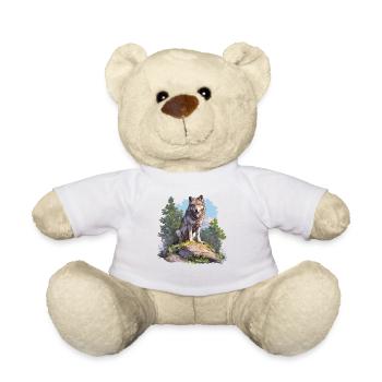 Wölfe Wolf - Teddy - Weiß - Vorne