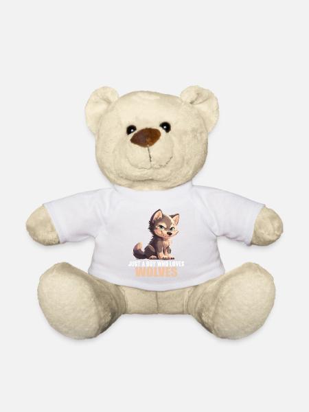 Wölfe Wolf - Teddy - Weiß