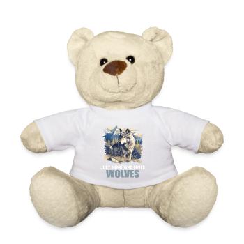 Wölfe Wolf - Teddy - Weiß - Vorne