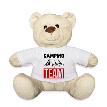 L’équipe du camping - Nounours - blanc - Devant