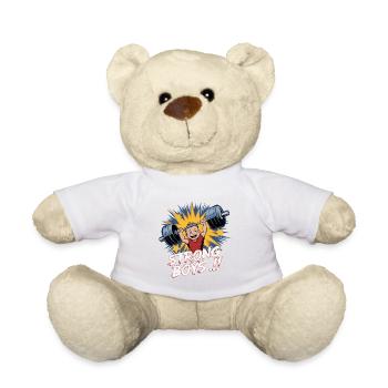 STRONG BOYS - Teddy Bear - white - Front