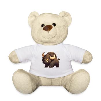 Bisons Bison - Nounours - blanc - Devant