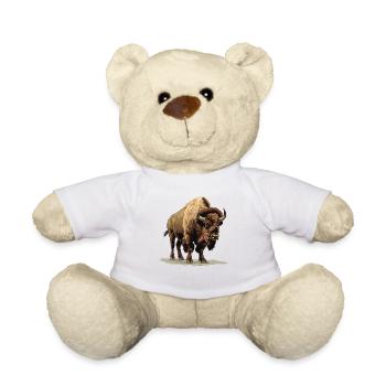 Bisons Bison - Nounours - blanc - Devant