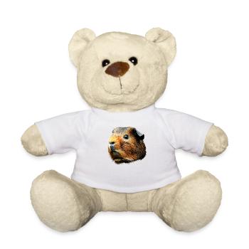 Cochon d’Inde Rongeurs Capybara Rongeur mignon - Nounours - blanc - Devant