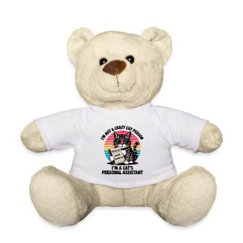 Drôle de dicton de chat - Nounours - blanc - Devant