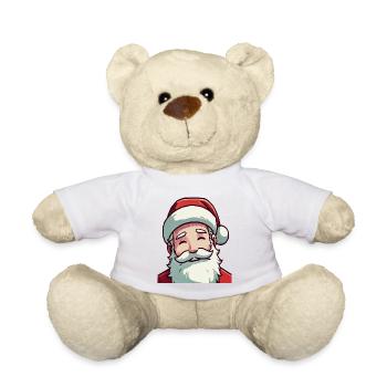 Weihnachtsmann - Teddy - Weiß - Vorne
