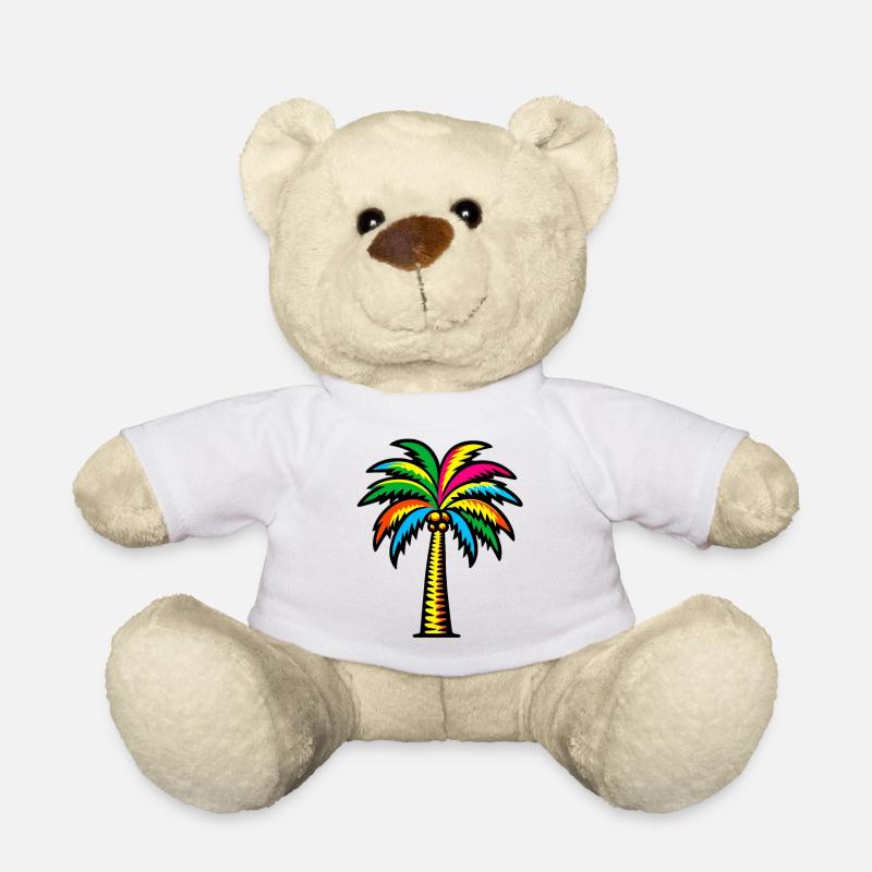 Palmier - Nounours - blanc