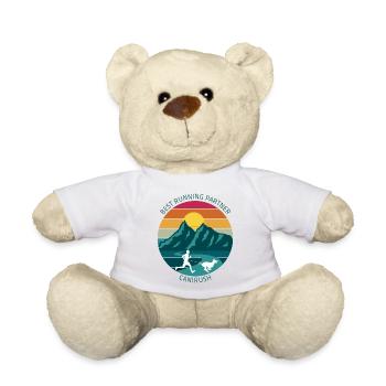 Canicross Best running partner Canirush - Nounours - blanc - Devant