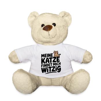 Meine Katze findet mich witzig, Katze Haustier - Teddy - Weiß - Vorne