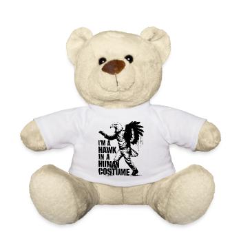 Ein Falke im Menschenkostüm - Teddy - Weiß - Vorne