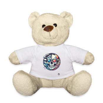 crânes crânes au ciel - Nounours - blanc - Devant