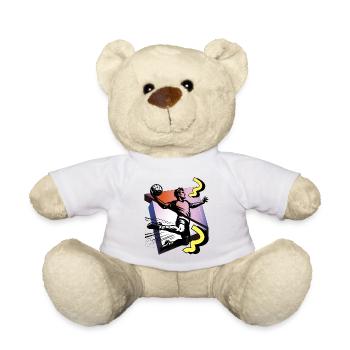 Handball Handballer - Teddy - Weiß - Vorne