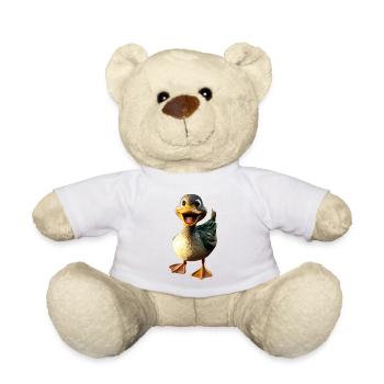 Ente Stockente Entenküken Duck Entlein Erpel Enten - Teddy - Weiß - Vorne