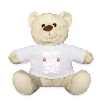 God has found some of the strongest women - Teddy Bear - white - Front