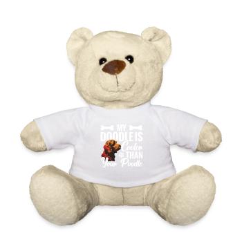Mein Gekritzel Ist Cooler Als Dein Pudel - Teddy - Weiß - Vorne