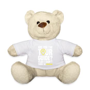 Êtes-vous le guide ici ? , je ne le pensais pas - Nounours - blanc - Devant