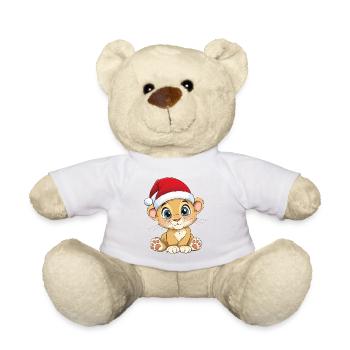 Lion Noël Mignon Noël Noël - Nounours - blanc - Devant