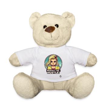 Respect Hustle, Lemonades Sale Cheerleader - Teddy Bear - white - Front