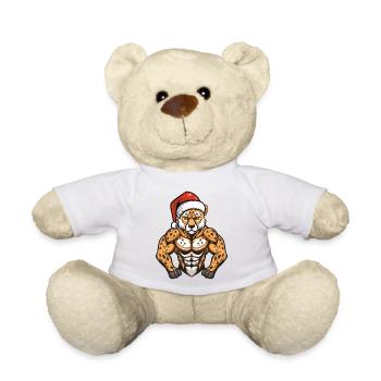 Gepard Weihnachtsmann - Teddy - Weiß - Vorne