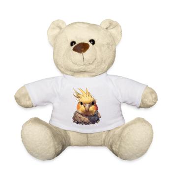 Cockatiel Nymphensittiche Nymphensittich - Teddy - Weiß - Vorne