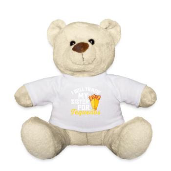 I'm going to turn my sister against Tequeños - Teddy Bear - white - Front