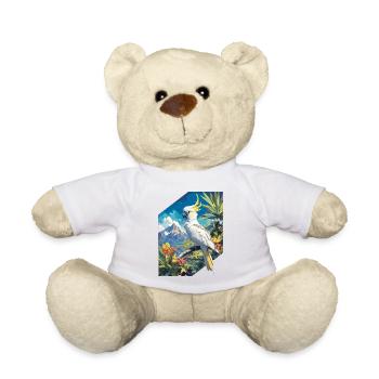 Cockatoo Kakadus Kakadu - Teddy - Weiß - Vorne