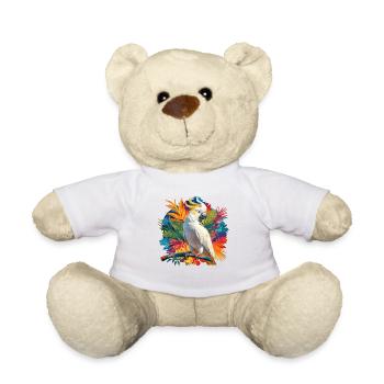 Cockatoo Kakadus Kakadu - Teddy - Weiß - Vorne