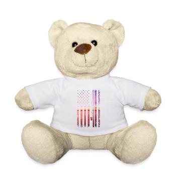 Fishing It's all fun and games until you - Teddy Bear - white - Front