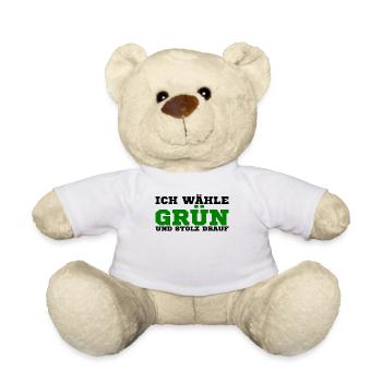 Die grünen - Teddy - Weiß - Vorne