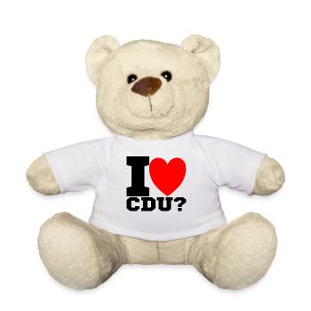 I love CDU - Teddy - Weiß - Vorne