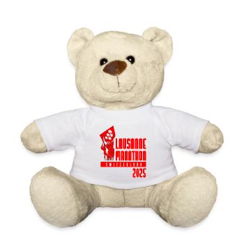 Marathon de Lausanne - 2025 - Suisse - Nounours - blanc - Devant