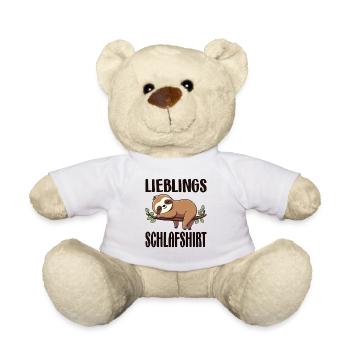 Chemise de nuit préférée Lève-tard Morning Grouches - Nounours - blanc - Devant