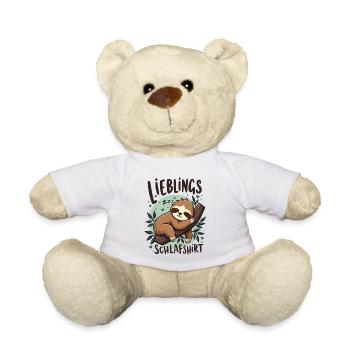 Chemise de nuit préférée Lève-tard Morning Grouches - Nounours - blanc - Devant