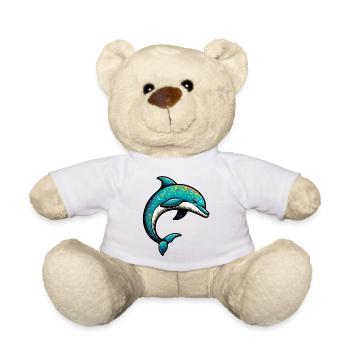 Dolphin - Teddy Bear - white - Front