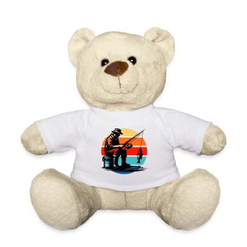 Angler - Teddy Bear - white - Front