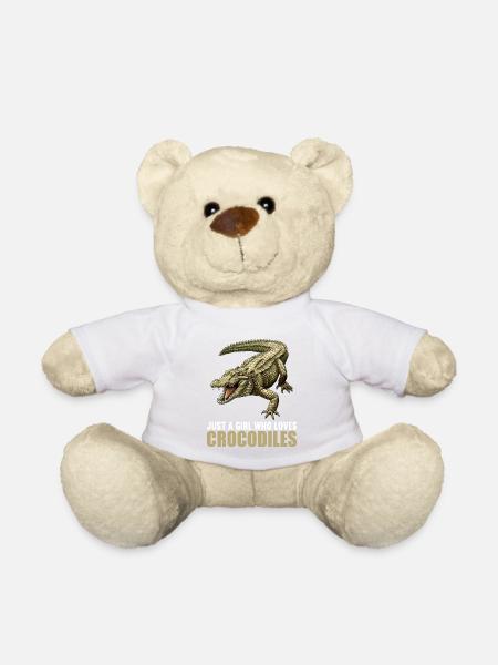 Krokodile Krokodil - Teddy - Weiß