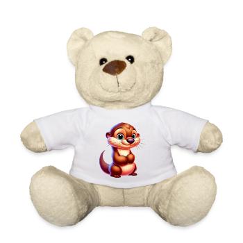 Otter - Teddy Bear - white - Front