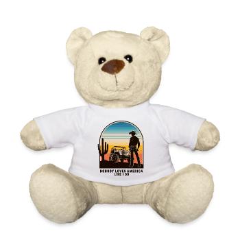 Cowboy - Teddy Bear - white - Front