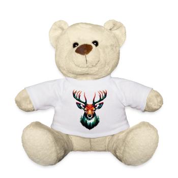 Hirsch - Teddy - Weiß - Vorne