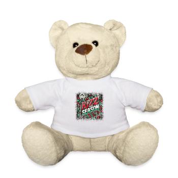 Joyeux Noël Rizz La saison Ho ! HO! HO! - Nounours - blanc - Devant