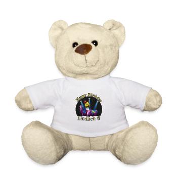 Geburtstag 6 Jahre Happy Birthday - Teddy - Weiß - Vorne