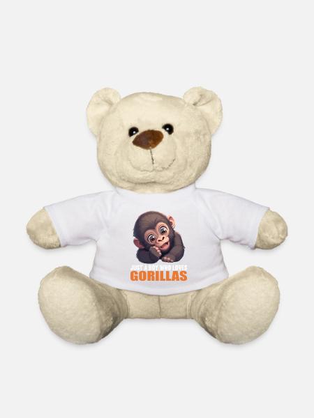 Gorillas Gorilla - Teddy - Weiß