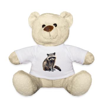 Waschbären Waschbär - Teddy - Weiß - Vorne