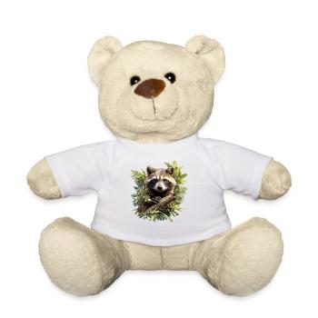 Waschbären Waschbär - Teddy - Weiß - Vorne
