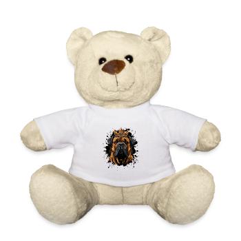 Dog Boxer - Teddy Bear - white - Front