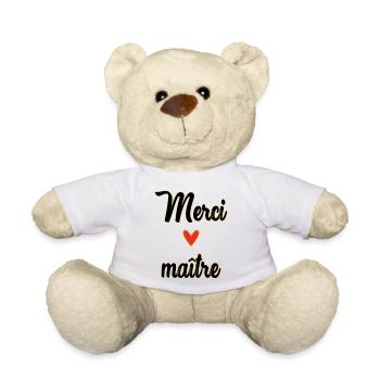 MEISTER. MEISTER. VIELEN DANK. DANKE, MEISTER. MEISTER - Teddy - Weiß - Vorne